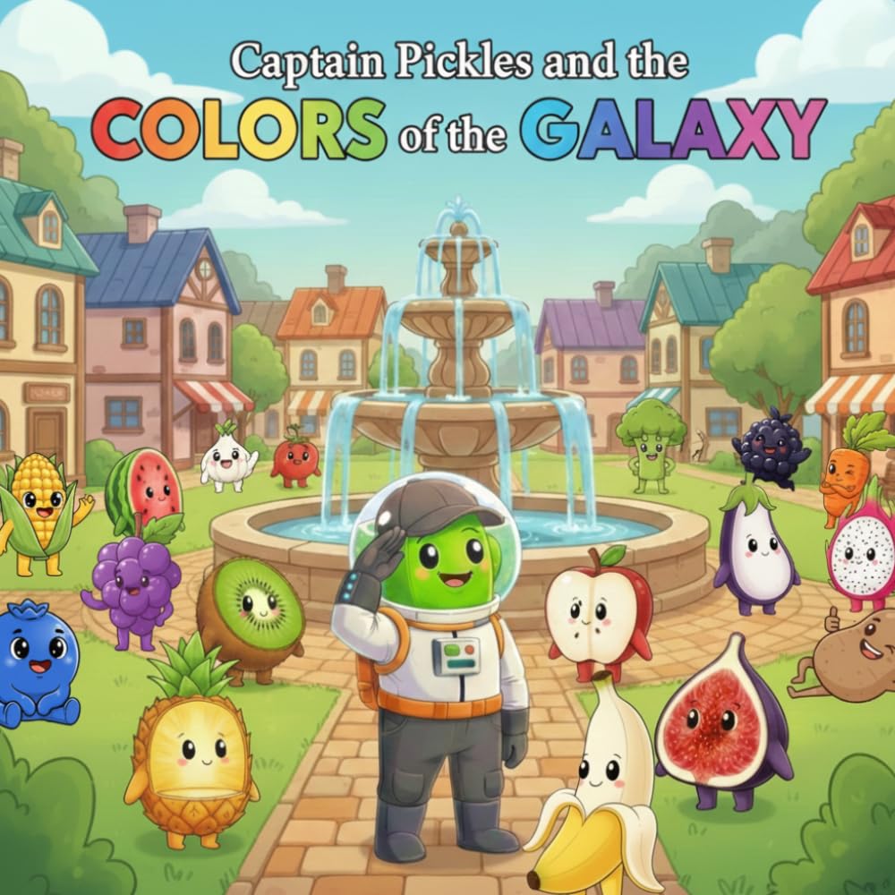 Captain Pickles and the Colors of the Galaxy: A Screen-Free Color Learning & Activity Book for Toddlers & Kids Ages 2–8 | Learn, Trace, Match & ... (Captain Pickles: Mission Color Series)