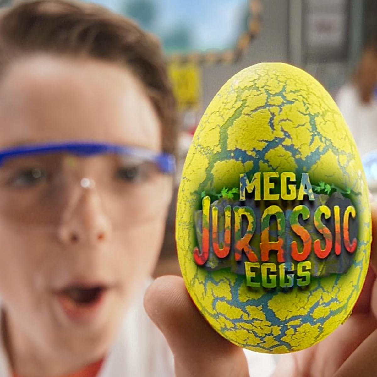 #sbabam Funny Box Mega Jurassic Eggs, zabawka od 3 lat, 3 sztuki, zabawka dinozaura dla dzieci urodzonych z magicznych jaj – idealna jako prezent dla dziecka
