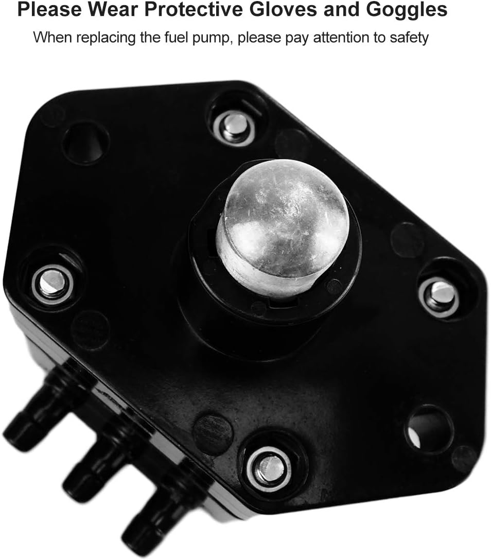 Fuel Pump Fit for Mercury Yamaha 4-Stroke 25HP 30HP 35HP 40HP 45HP 50HP 55HP 60HP Outboard Motor, Replace 62Y-24410-04-00 62Y-24410-02-00 826398T3