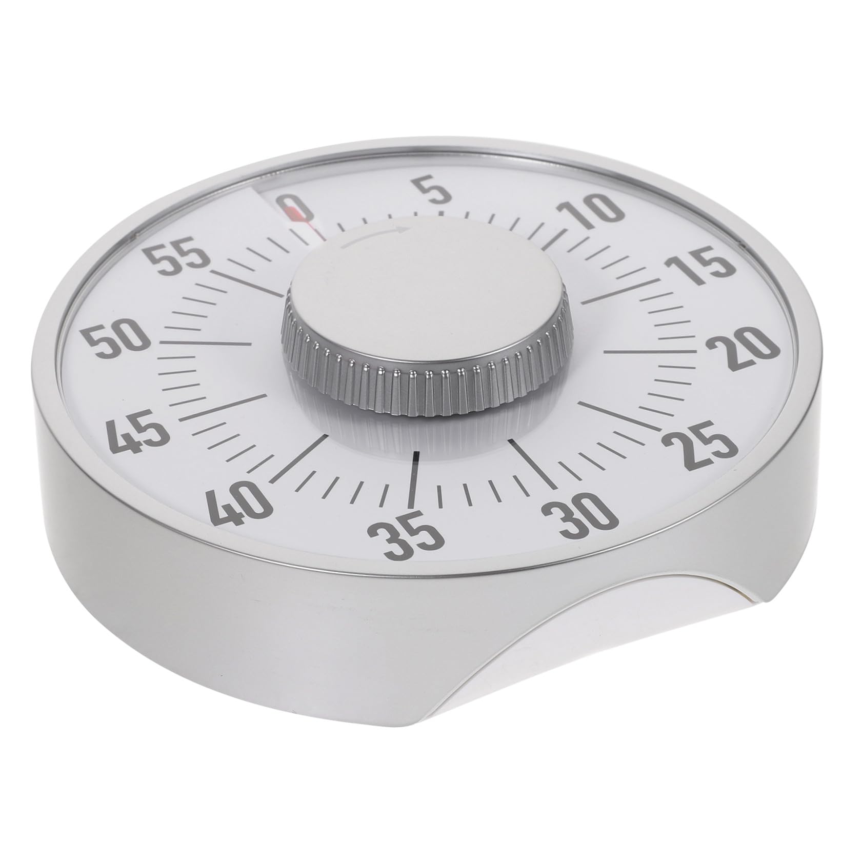 Cabilock Temporizador Mecánico de Cocina para Estudiantes, Cuenta Regresiva y Recordatorio, Abs Blanco, Adecuado para Cocinar y Hornear