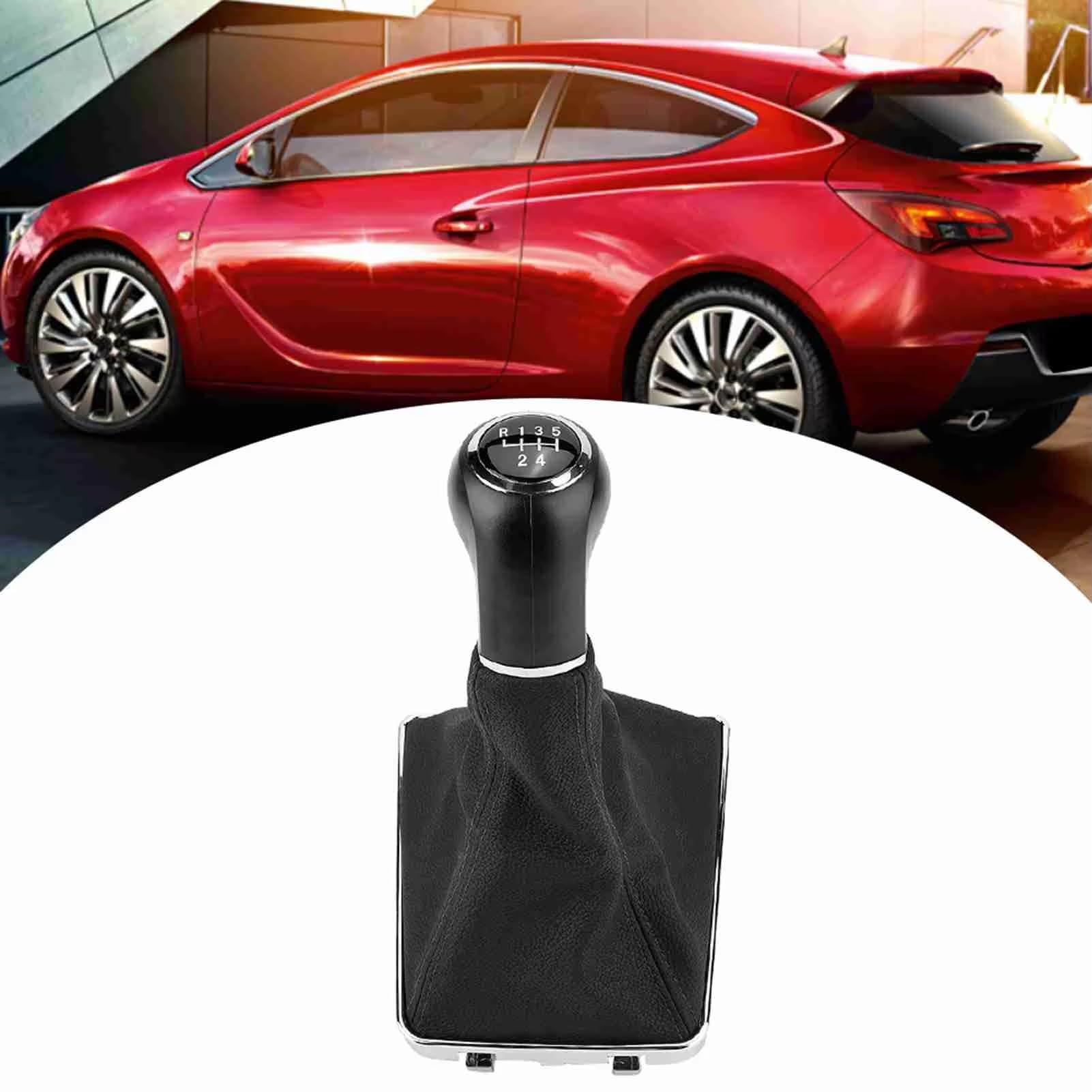 Pomello Cambio Compatibile Con Opel Per Astra Per Corsa-D 2006 2007 2008 2009-2011 Cuffia Pomello Cambio 5/6 Velocità Cuffia Pomello Cambio Cuffia Pomello Cambio