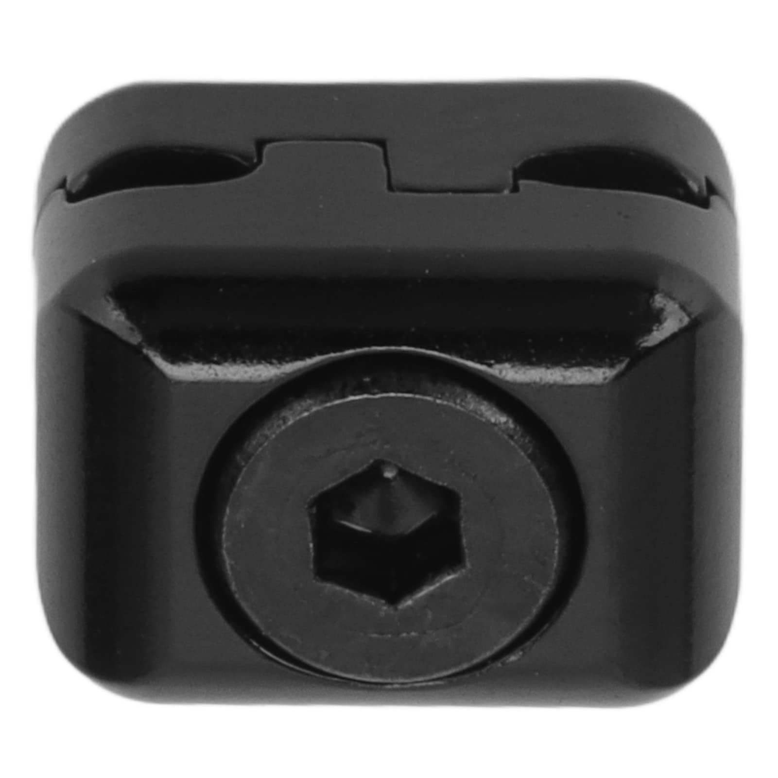 Rest Clamp Buckle, Metal Fastener Clip Archery Bowstring Adjustment Knob Bow Fastener Buckle for Drop Away (Black)