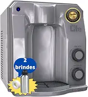 Filtro Purificador Água com Super Ozônio Gelada Compressor Bactericida Flex Oxi - Top life (127, Prata)