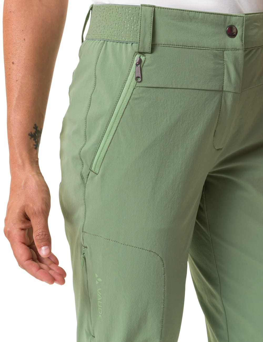 VAUDE Damskie Spodnie Farley Stretch Capri T-zip II - Spodnie Kobiety
