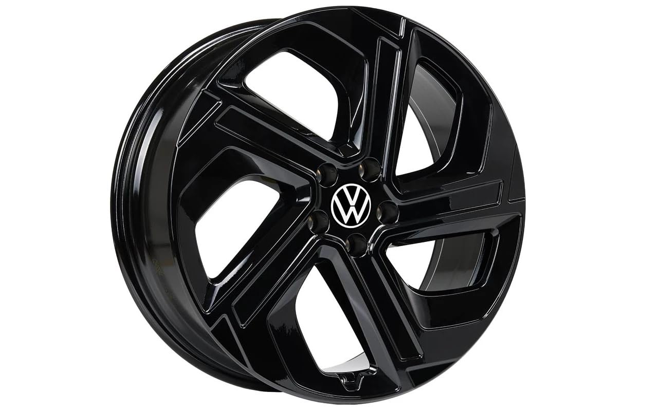 Volkswagen Cerchio in Lega per ID.3, Skagen, Alluminio-Magnesio-Silicio, Nero, 8,0J x 20, Invernale, 20 Pollici, PCD 112/5, ET 47mm