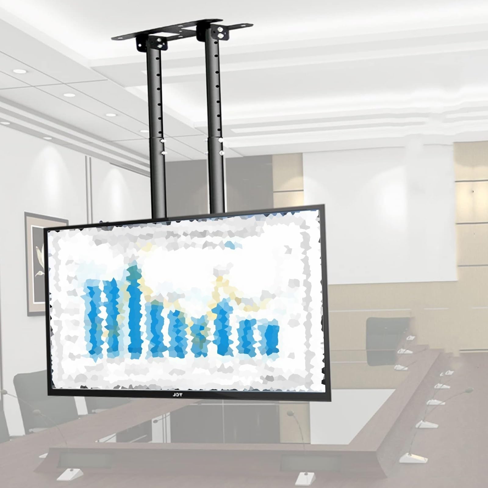Support TV plafond universel idéal pour la maison et le bureau