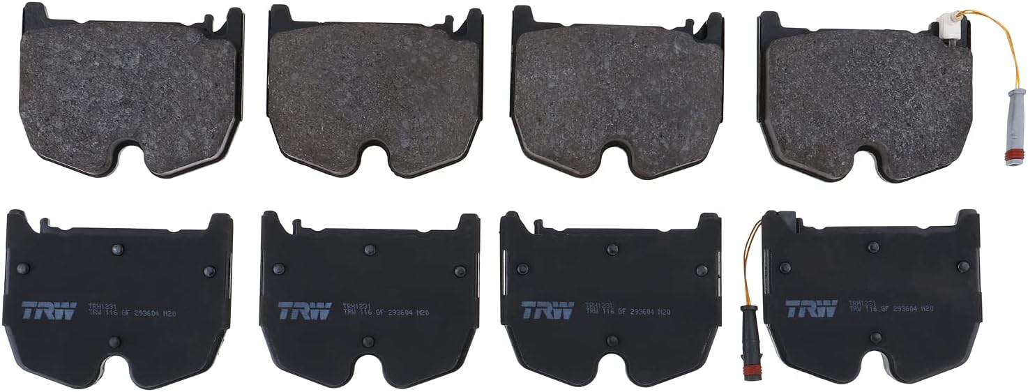 TRW Pro TRH1231 Disc Brake Pad Set For Mercedes-Benz SL55 AMG 2003-2006, Front, And Other Applications