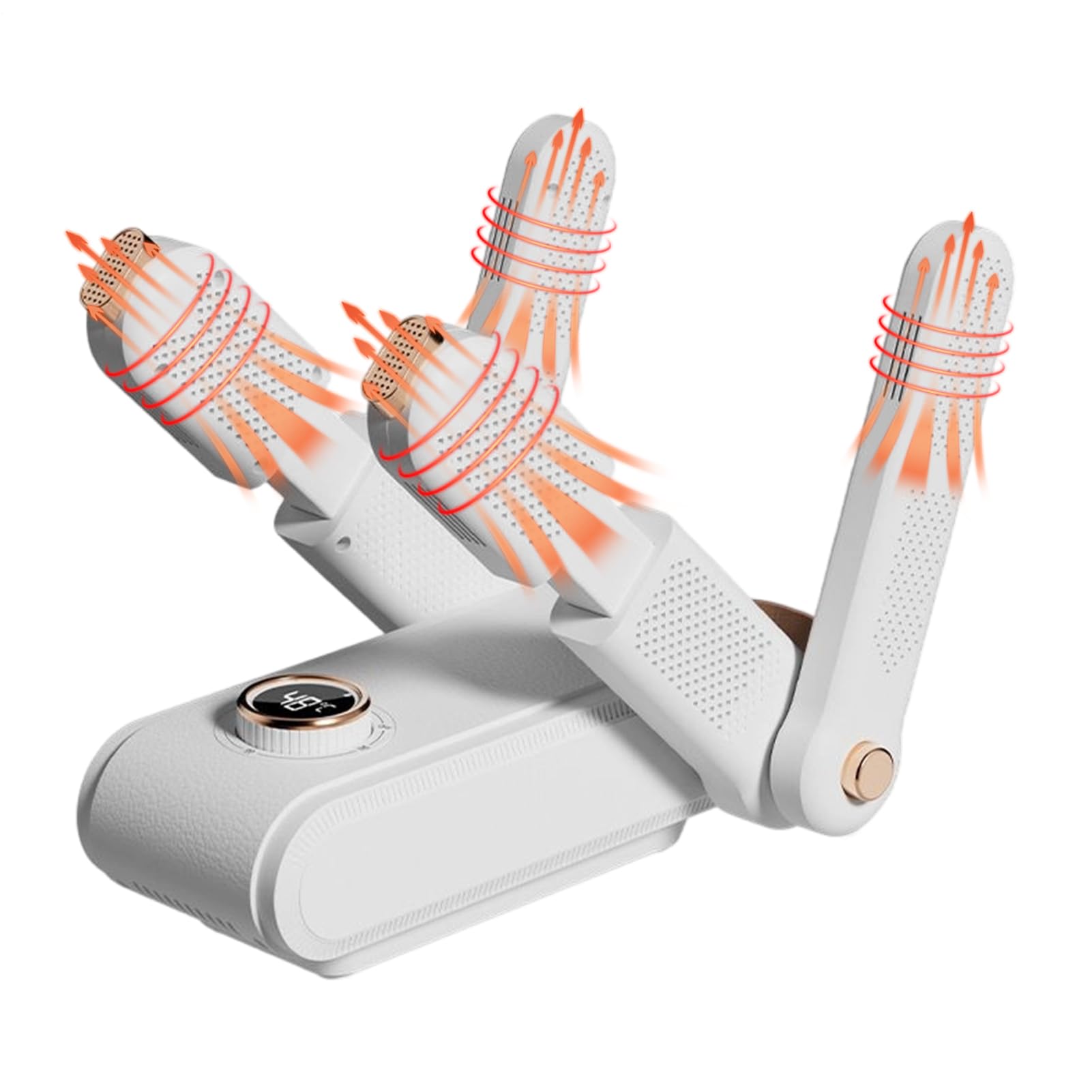 Asciugascarpe per Sneakers Griglia Riscaldante con Timer a 3 Livelli | Asciugatori per Stivali da Lavoro Pieghevoli Per Pioggia Inverno Palestra Outdoor Lavoro Campeggio Casa Spogliatoi Dormitori