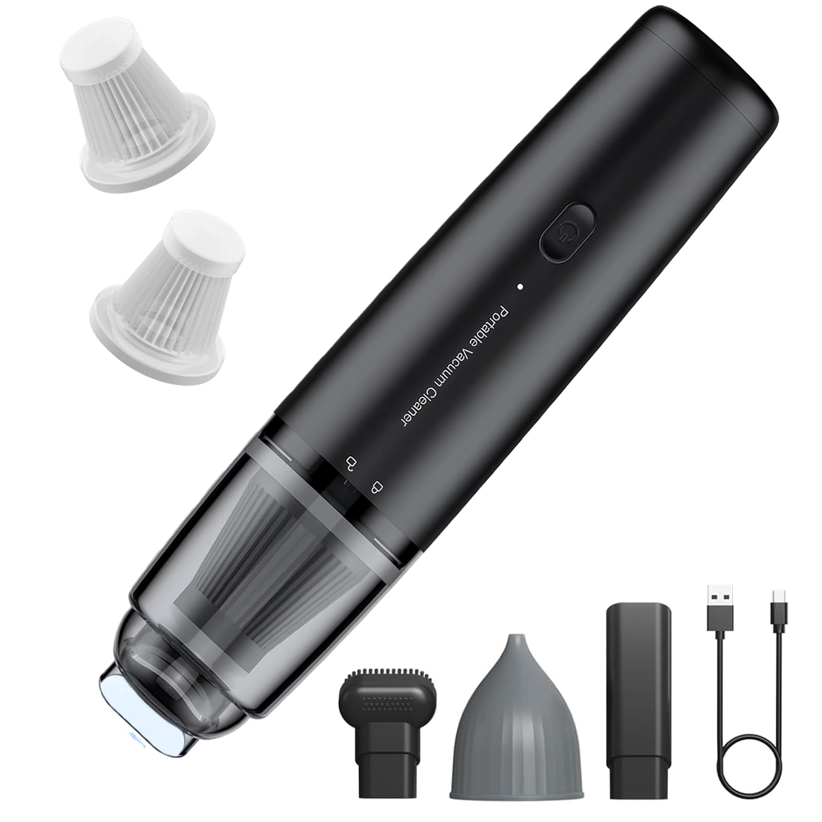 The Best vz-x26k3d vacuum cleaner model of 2026 Reviewed and Compared Handheld Vacuum Cordless, Car Vacuum Cleaner Portable with HEPA Filter, 2 Suction Modes, Mini Hand Held Vacuum Rechargeable for Car, Home, Pet Hair, Office, Keyboards(Black)