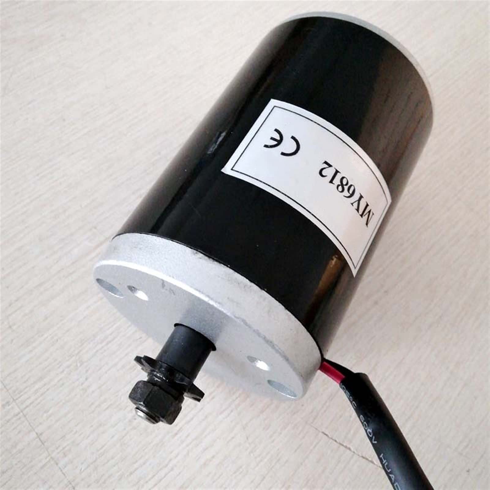 MY6812 Hochgeschwindigkeitsmotor, 150W 120W 100W 12V/24V 2500U/min Kleiner Bürstenmotor für Scooter, Gleichstrommotor mit Ritzel Mini Präzision:MY6812 100W, Spannung:12V (Co