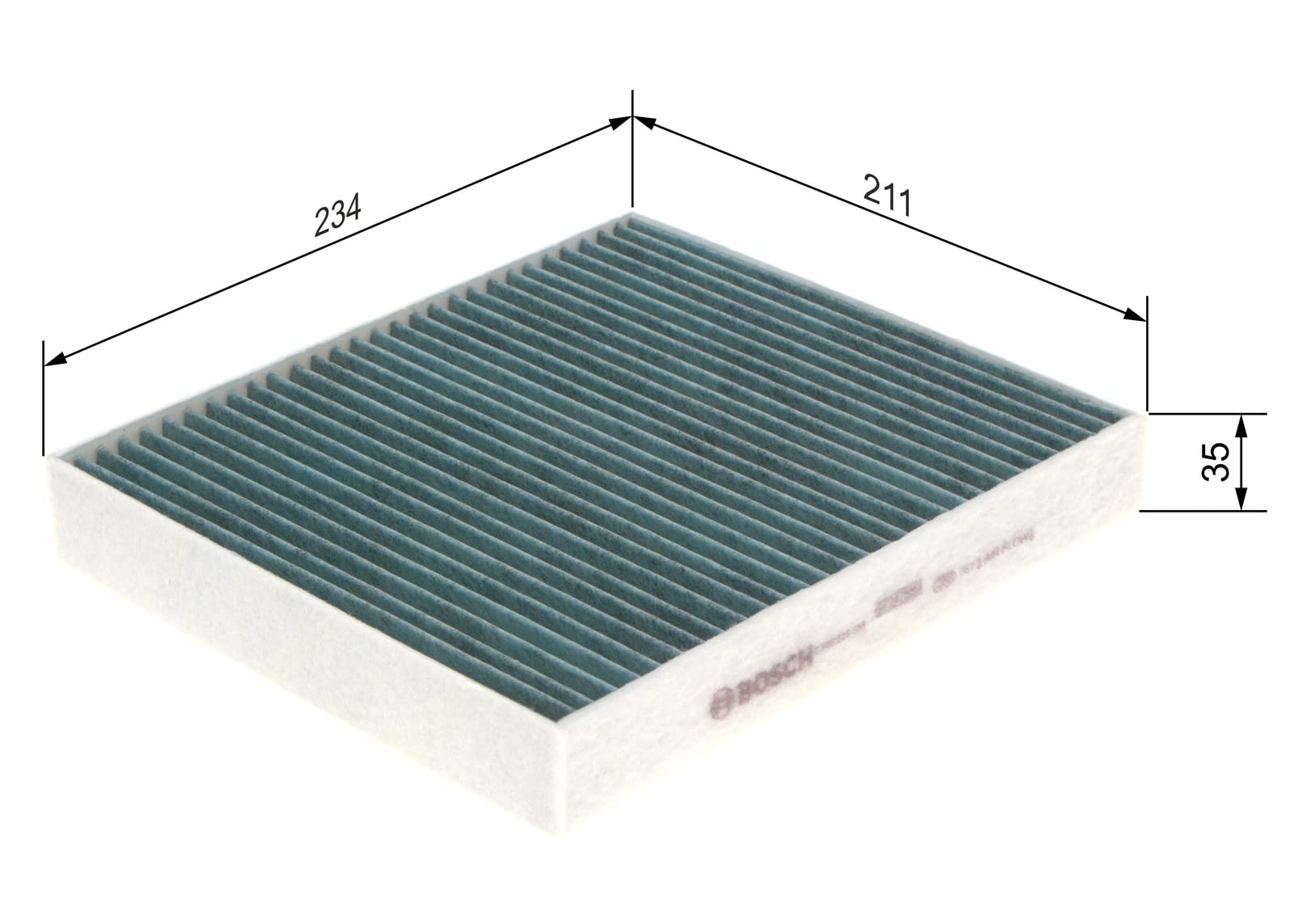 BOSCH Filter, Innenraumluft 0986628536