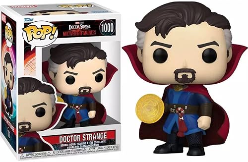 Miniatura 2 de POP Marvel: Doctor Strange Multiverse of Madness - Figura de vinilo de Doctor Strange Funko (paquete con funda protectora de caja compatible),