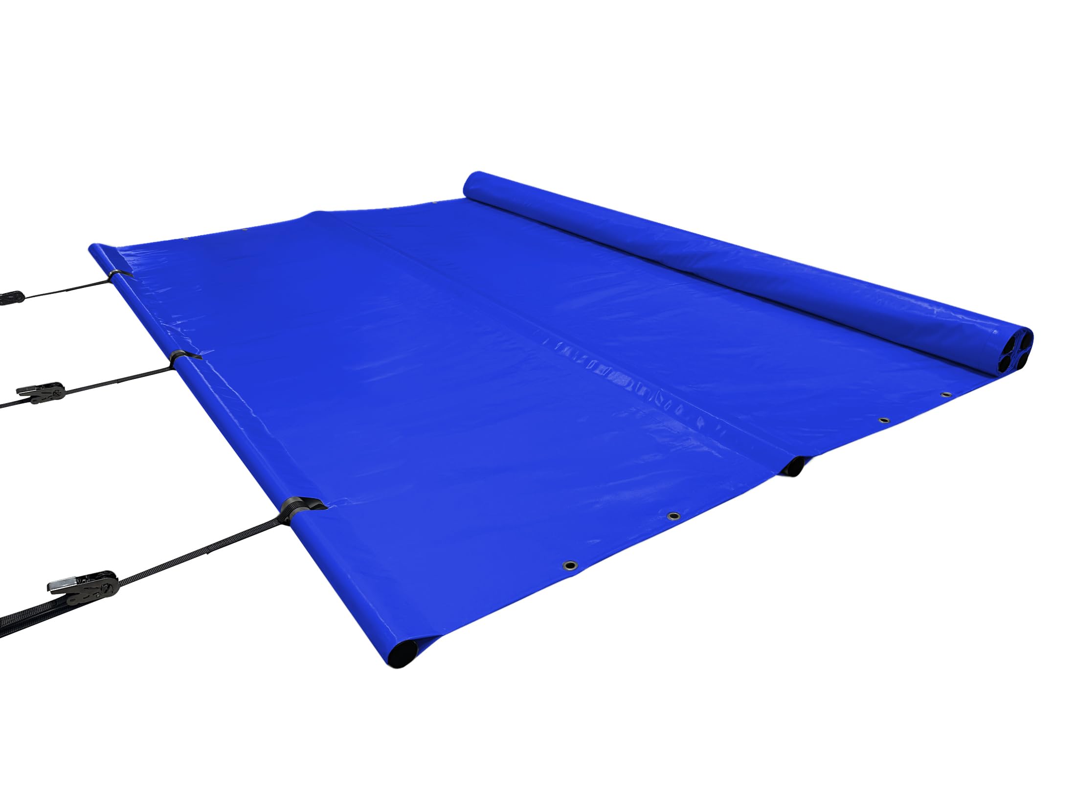 Lona De Pvc 650 Gr/m², Resistente Al Agua Y A Las Roturas, Ojales De Aluminio, Lona Para Piscina Lona Para Camiones Blanco 3x5 M 90279745
