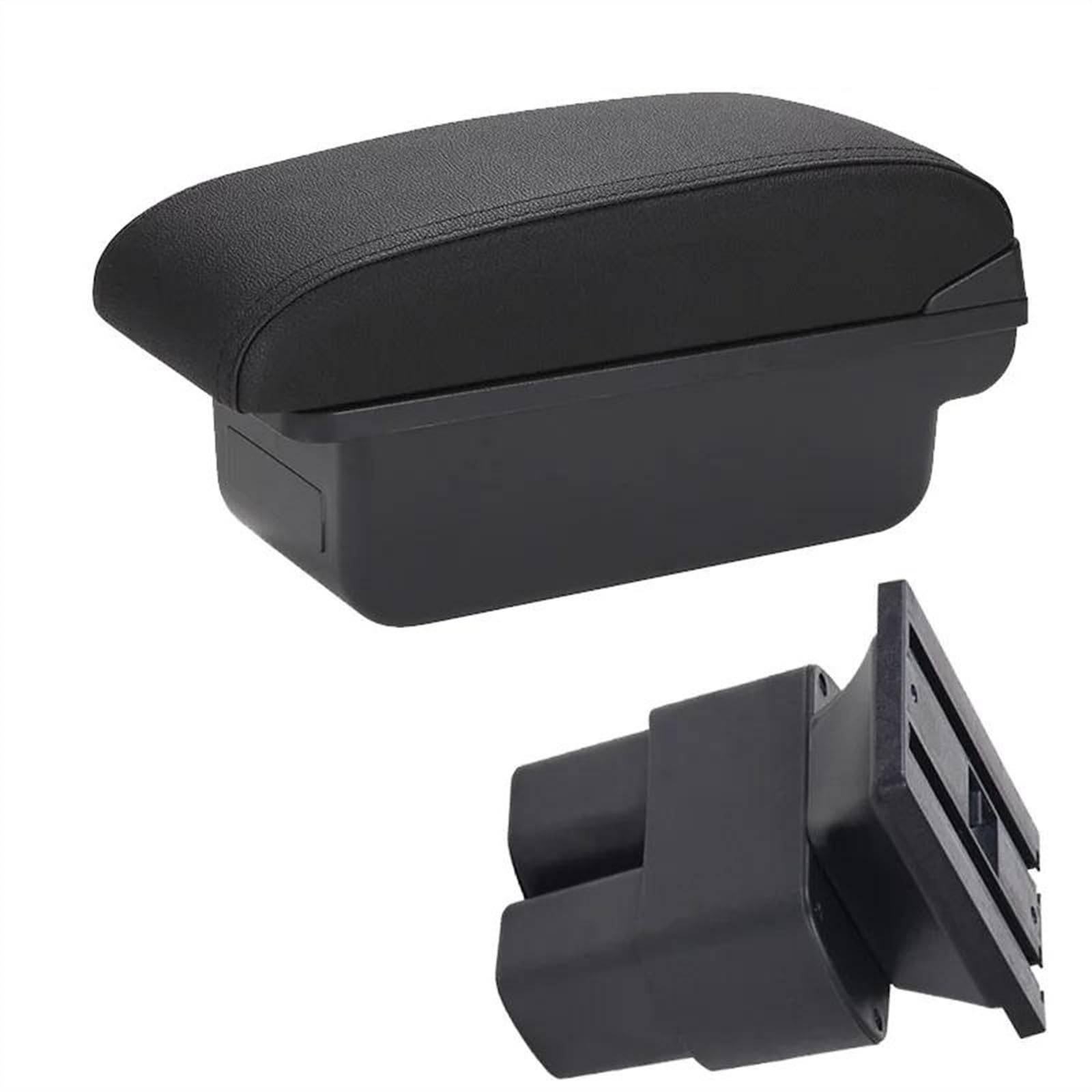 NOHEEU Car Armrest Box 2019 2011 2013 2014 2015 2016 Retrofit Parts Interior Storage Accessories For NV200 For Evalia(C2 Black line NO USB)