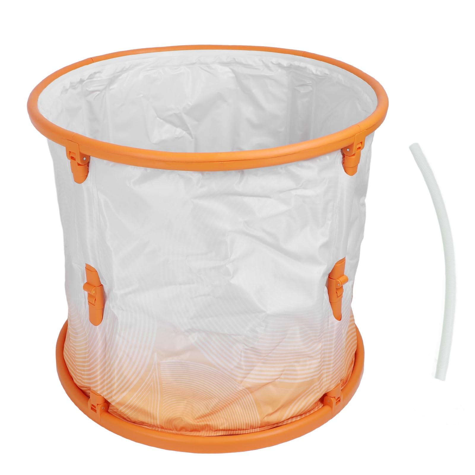 Przenośna Składana Wanna 70 Cm dla Dorosłych i Niemowląt - Wzmocnione PCV, Nie Wymaga Instalacji, Rodzina Wanna z Wannem - łatwe Czyszczenie i Przechowywanie, Zielony (ORANGE)
