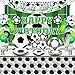 Decoraciones para Fiestas de Fútbol Paquete de Fiesta Temática Deportiva que Incluye Platos, Vasos, Servilletas, Mantel, Pancarta y Globos para 20 Invitados
