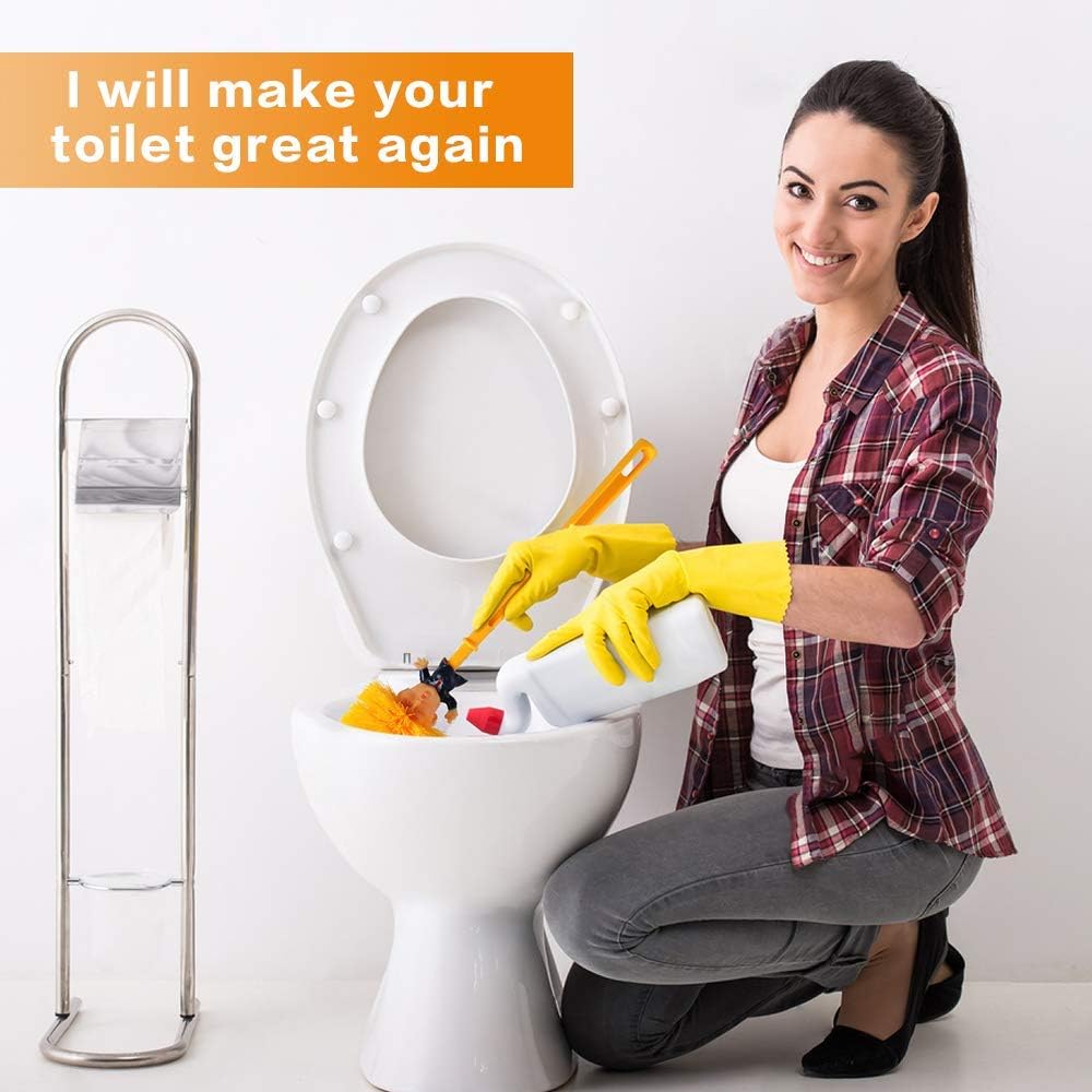 Exсluѕіvе Dіѕсоunt 50% Prісе LadyRosian Donald Trump Gifts, Donald Trump Toilet Brush, Funny Toilet Brush Cleaner with Printed Toilet Paper, Deep Cleaning Toilet Scrubber, Toilet Brush with Holder, Yellow Design, Easy Grip Exсluѕіvе Dіѕсоunt 50% Prісе LadyRosian Donald Trump Gifts, Donald Trump Toilet Brush, Funny Toilet Brush Cleaner with Printed Toilet Paper, Deep Cleaning Toilet Scrubber, Toilet Brush with Holder, Yellow Design, Easy Grip
