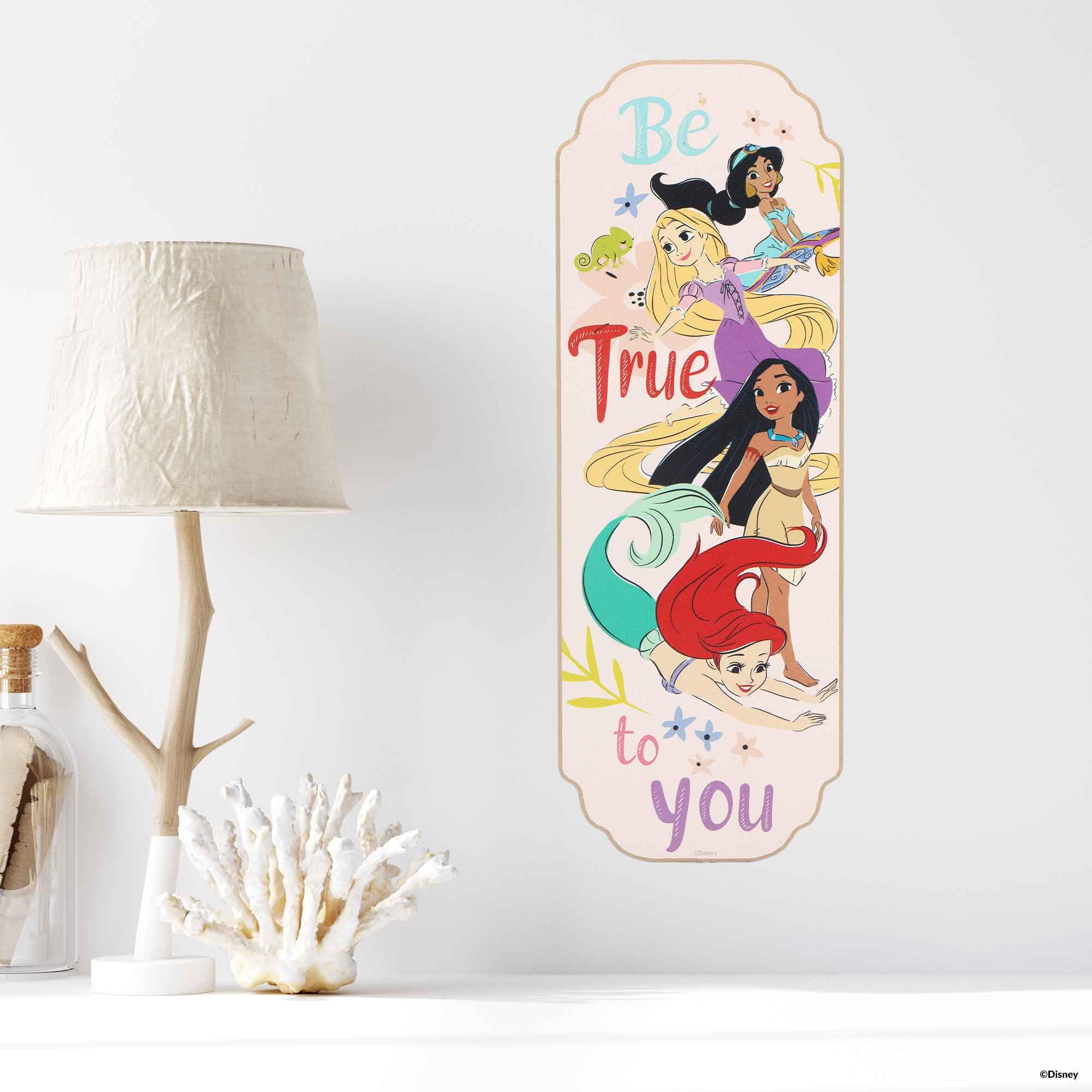 Amazon.com: Open Road Brands Disney Princess Be True To You Wood