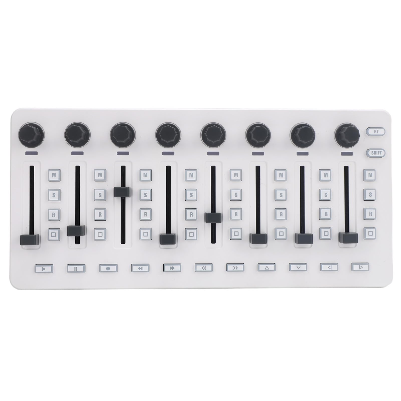 Mixer controller MIDI professionale con 8 pulsanti 43 tasti di controllo 8 manopole USB Bluetooth Wireless MIDI Mescolazione Console di miscelazione MIDI per produttori musicali
