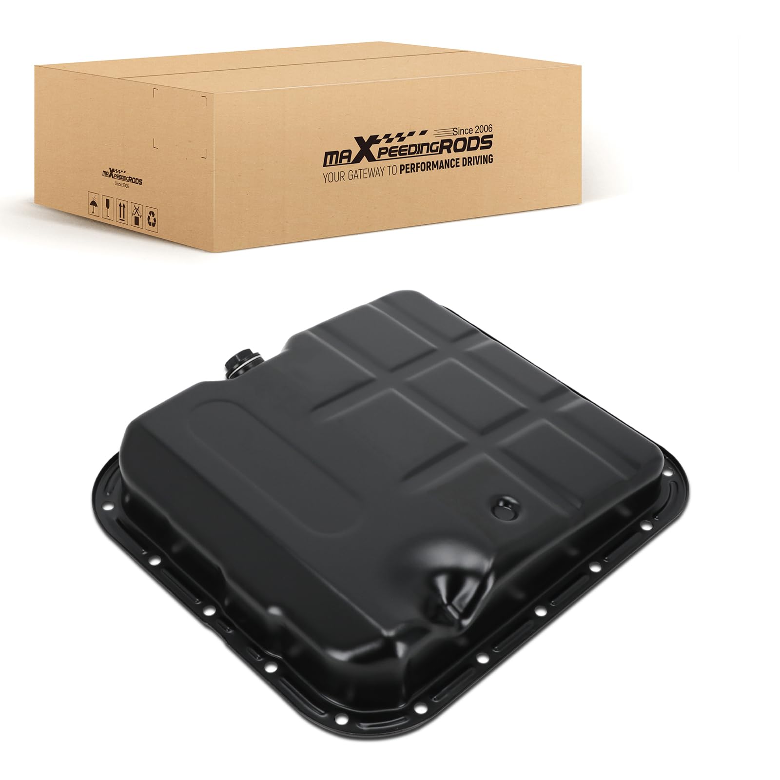 Bandeja de aceite de transmisión contra averías de caja en Subaru Outback 8
