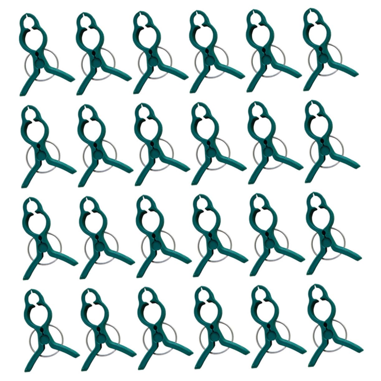 60 Pezzi Clip per Piante in Plastica Clip di Fissaggio per Vite per Pomodori Morsetto da Giardino Morsetto per Orchidee Forniture da Giardino