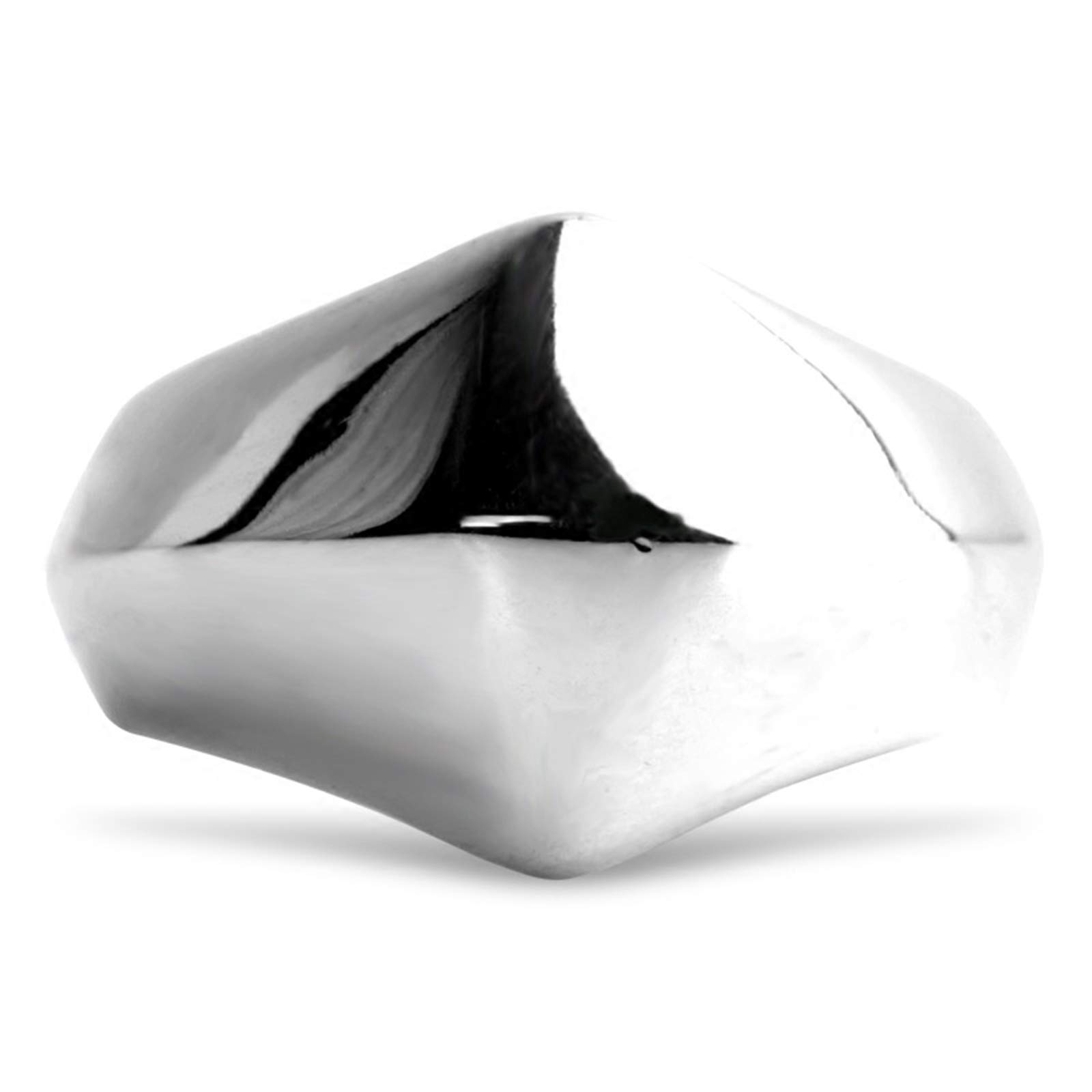 Bague argent losange unisexe : la solution pour un bijou minimaliste qui ne ternit pas - 6