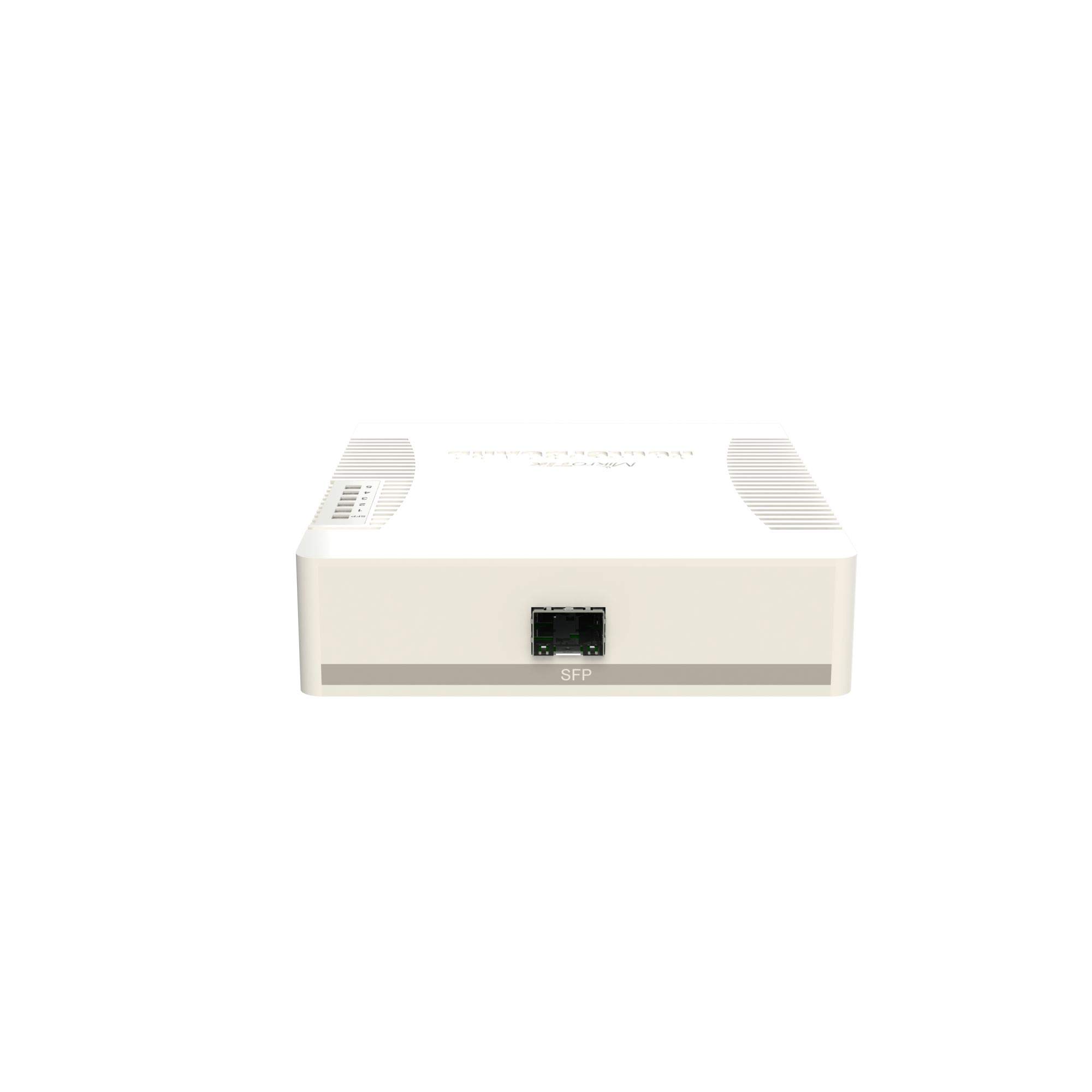 MikroTik rb260gsp gestito Gigabit Ethernet (10/100/1000) connessione Ethernet, che supportano l' alimentazione tramite CE Porta (PoE) Bianco Switch di rete – Switch reti (Managed Network Switch, Gigabit Ethernet (10/100/1000), Bianco, 6 W, 8 – 30, -25 – 6