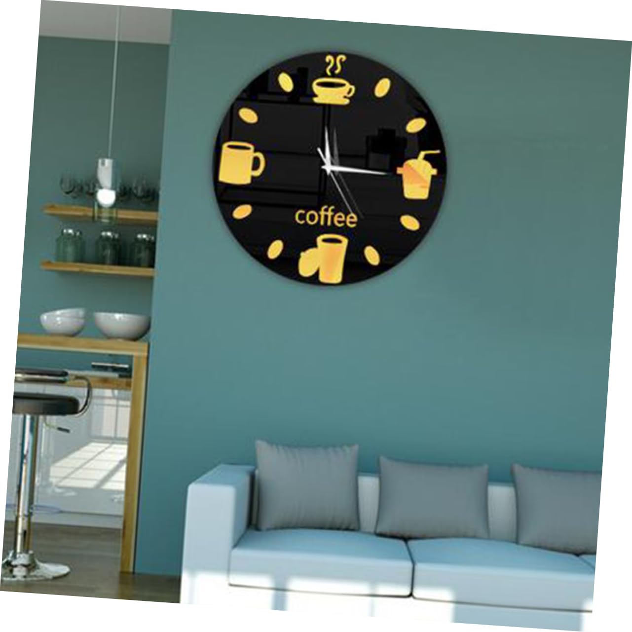 ABOOFAN 2 Pz Orologio da parete a specchio 3d reloj de pared modernos orologio da parete per ufficio orologi da parete wall clock orogio da parete orologi parete orologio da parete sospeso