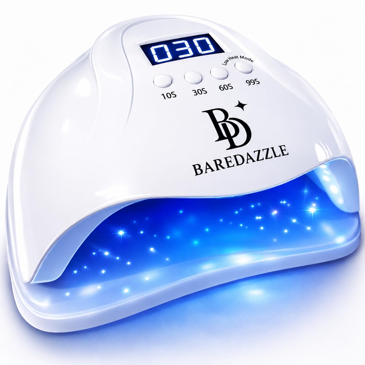UV LED Nail Lamp with LCD Display for Gel Nails