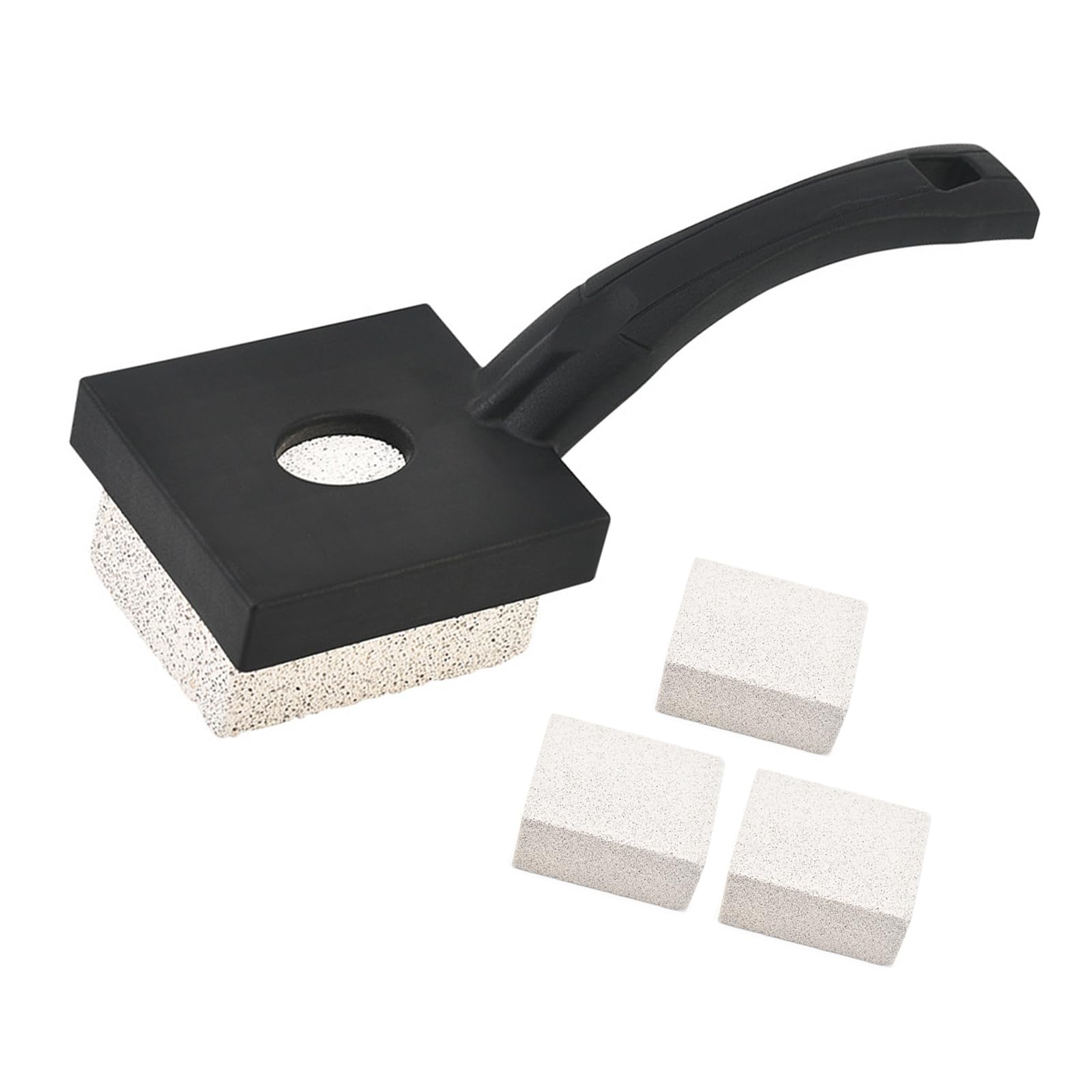 Duty Pumice Scrubber with Comfortable Grip Ideal for Bathroom Swimming Pools Gardening Equipment and Stain Removal All Purpose Pumice Brush