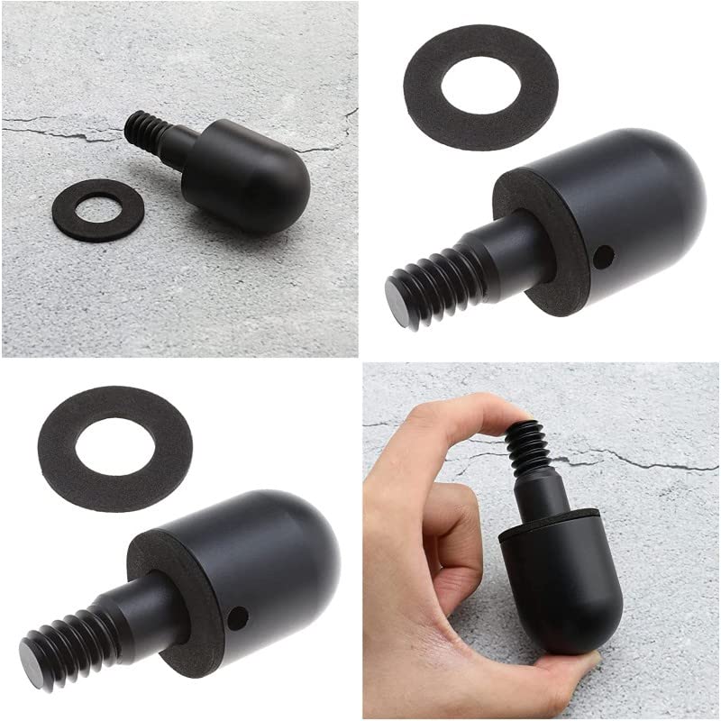 Sound Way 2X Protezioni Rotonde Shock Guardia Chiodo Paraurti Posteriore Auto Anti Collisione Compatibile con Smart ForTwo 451