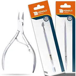 Kit Alicate de Cutícula + Palito + Espátula Monolo Multishop