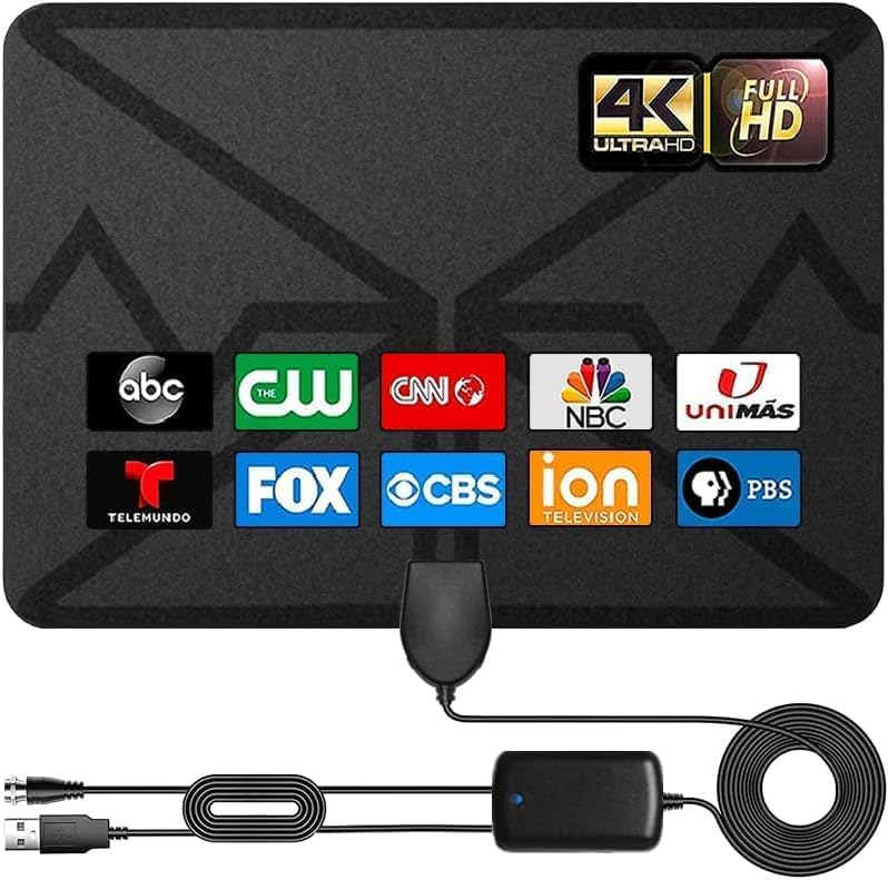 2023 Nouvelle Antenne TV Intérieur Puissante TNT HD Antenne HDTV Avec