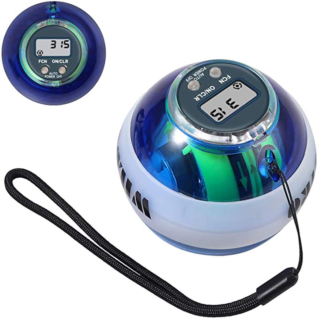 Boule Gyroscopique Pisheng - Entraînement Poignet/Mains, Démarrage Auto, Compteur Et Lumières