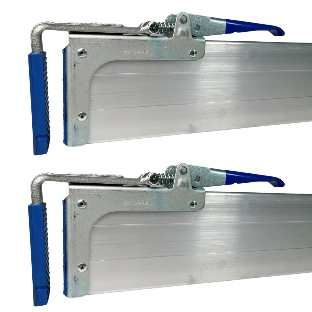 2 sistemas de sujeción para transporte, de aluminio, 2,40 – 2,70 m, 400 daN