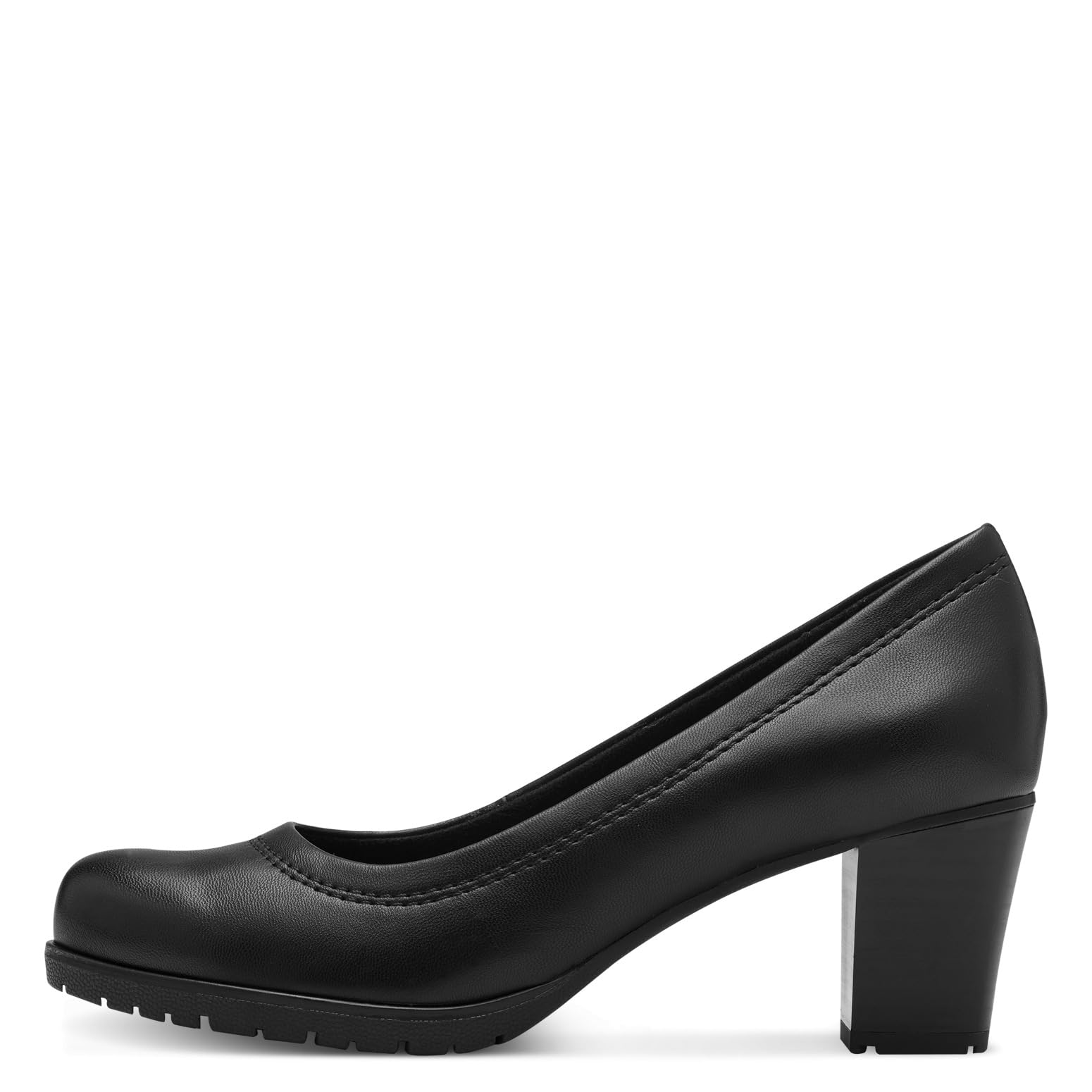 Jana Damen Pumps mit Blockabsatz Vegan