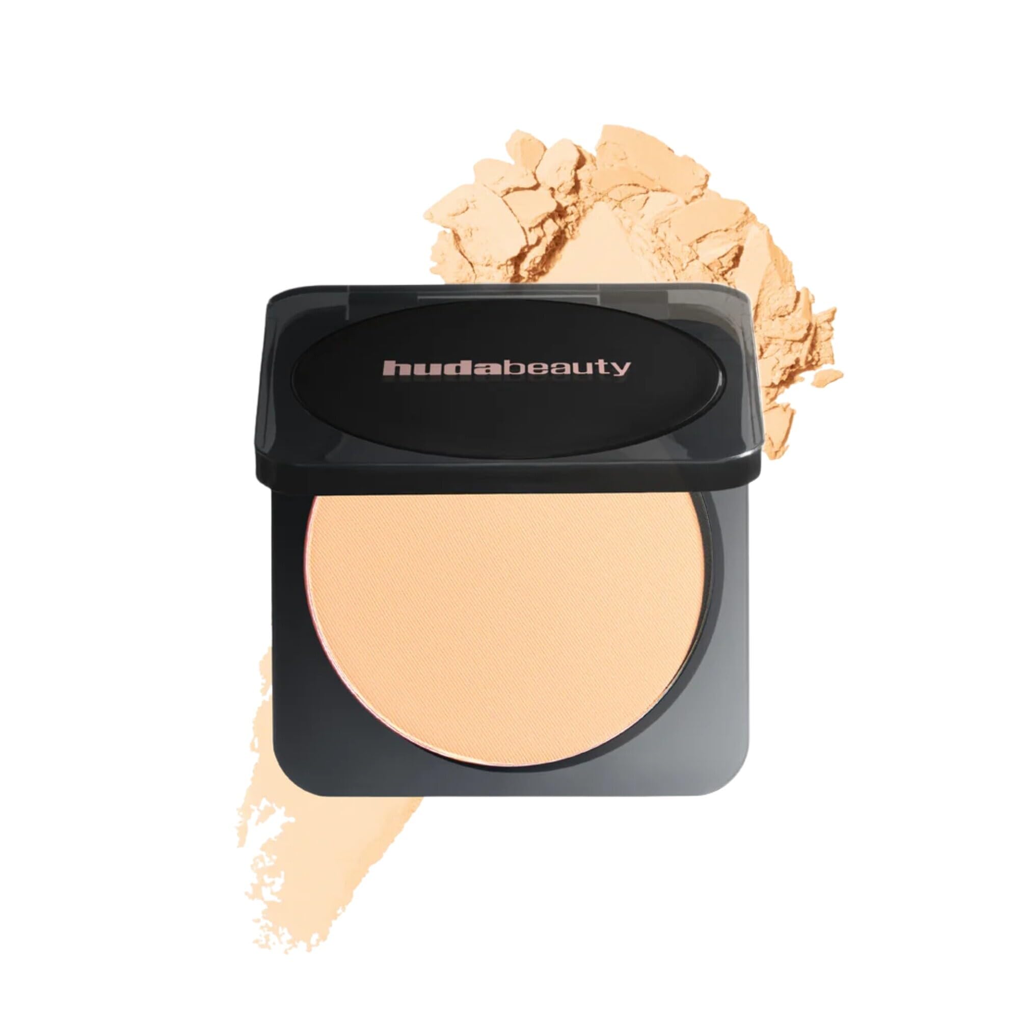 HUDA BEAUTY Easy Bake Pressed Powder, Banana Bread, Mattierender Puder, Vegan, Tierversuchsfrei, Mattes Finish, 12h Glanzkontrolle