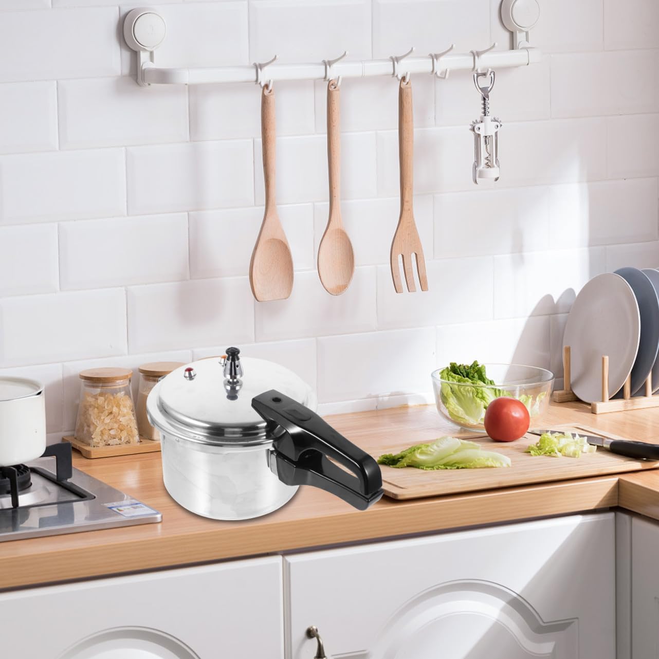 Pressure Cooker Large Stovetop Aluminum Pot Cooker for Canning 4l Gas Stove