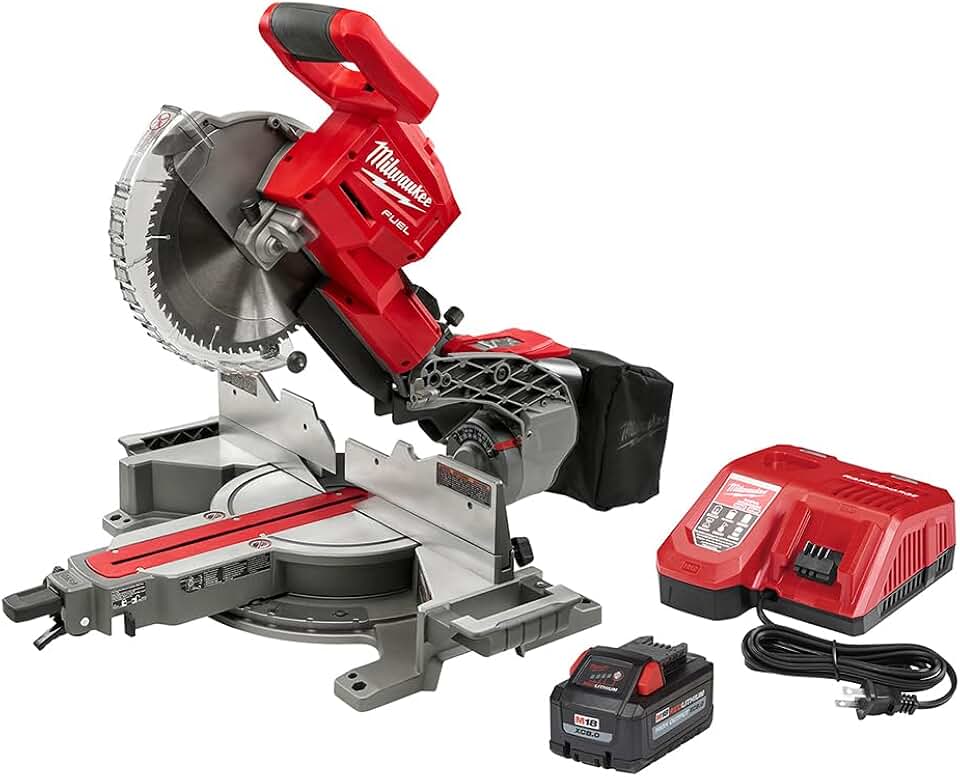 MILWAUKEE M18 Fuel 10in. Dual Bevel Sliding Compound Miter Saw