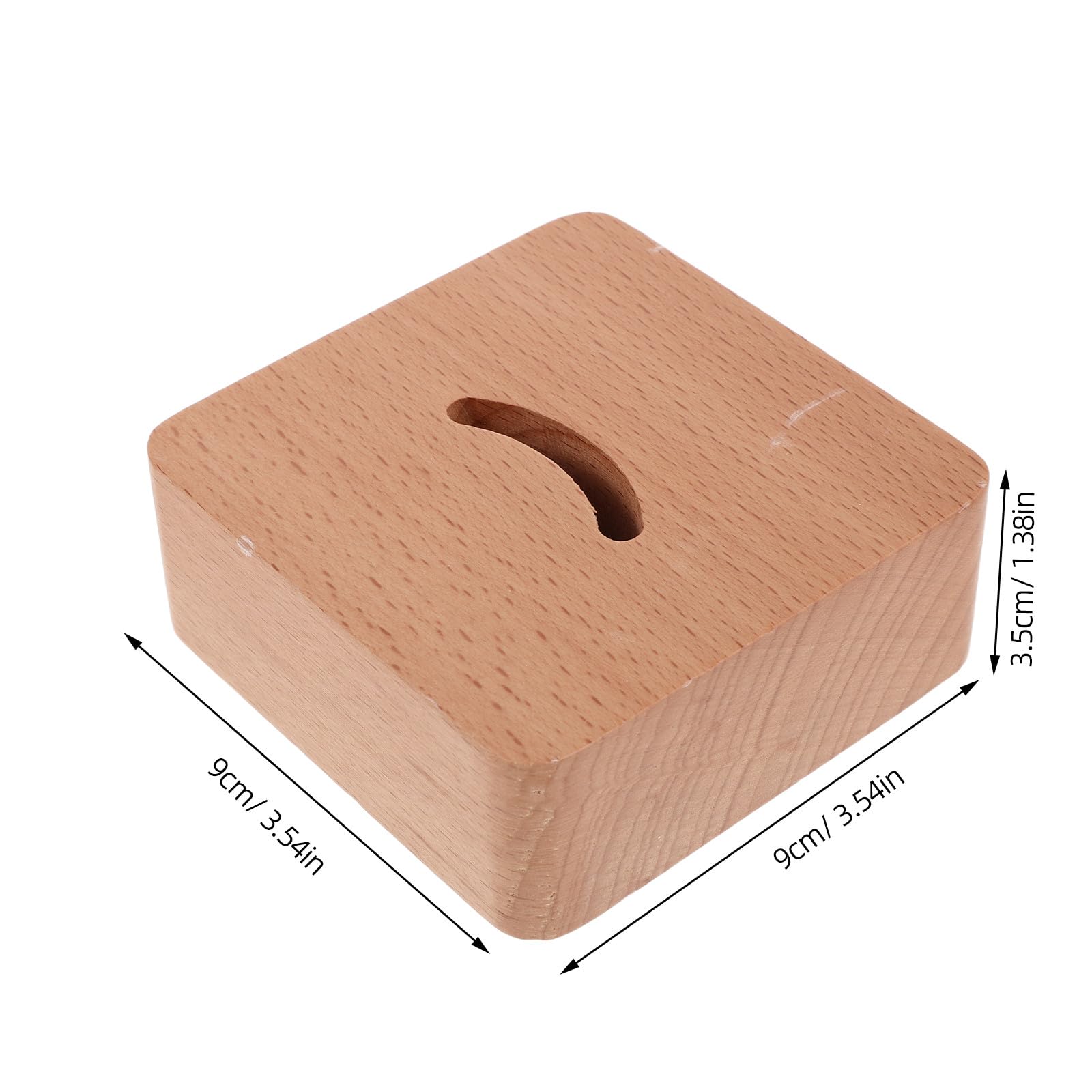 Schuhanzieher-Halterung für den Eingangsbereich: Schuhanzieher-Organizer aus Holz (nur Ständer) – -Aufbewahrungsbasis für Flur, Kleiderschrank, Haushalt, 9 x 9 x 3,5 cm