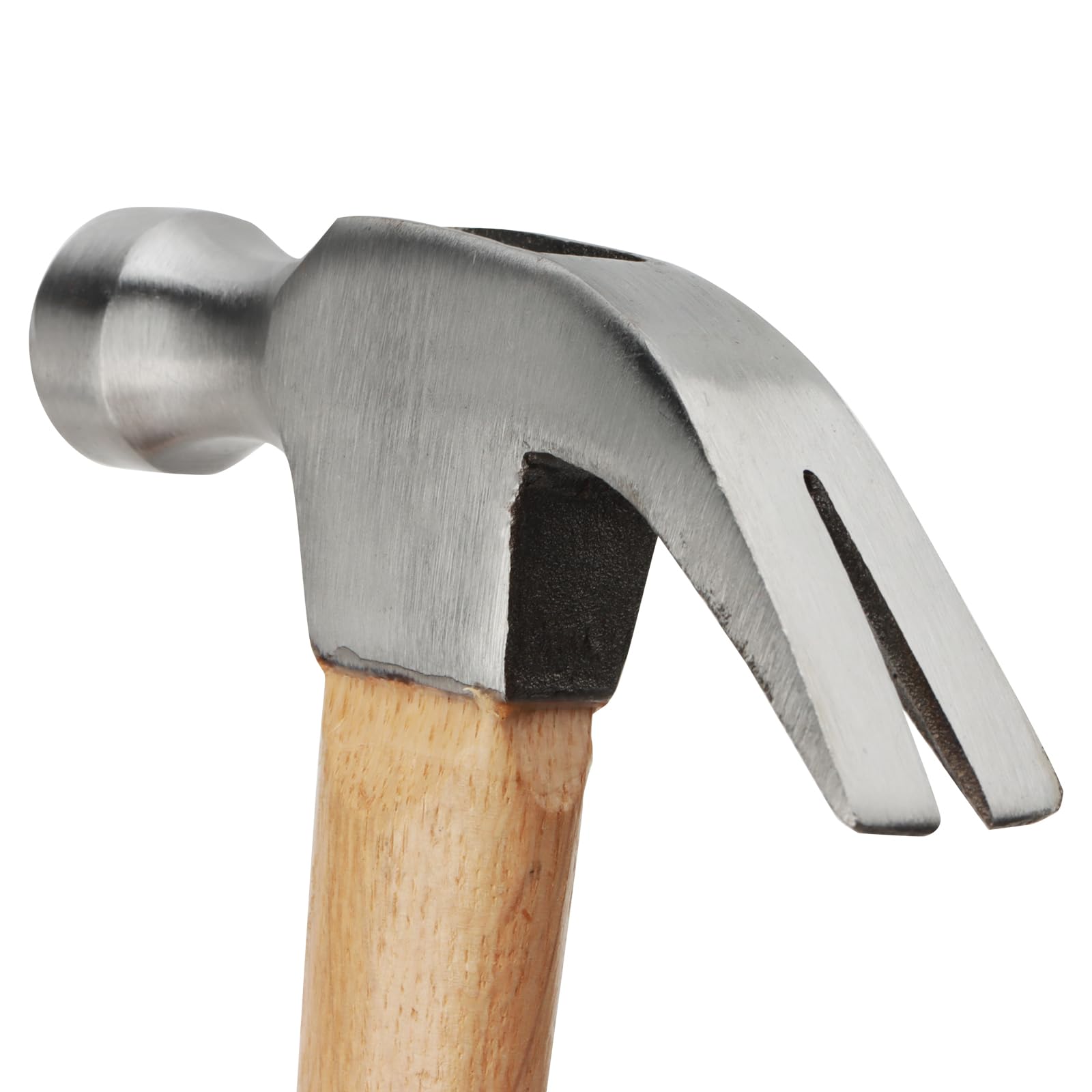 KEILEOHO 2 PCS 8oz Claw Hammer, Nail Hammer with Wooden Handle, 11 Inch Mini Hammer for Home Repair, DIY, 0.25kg - Image 3