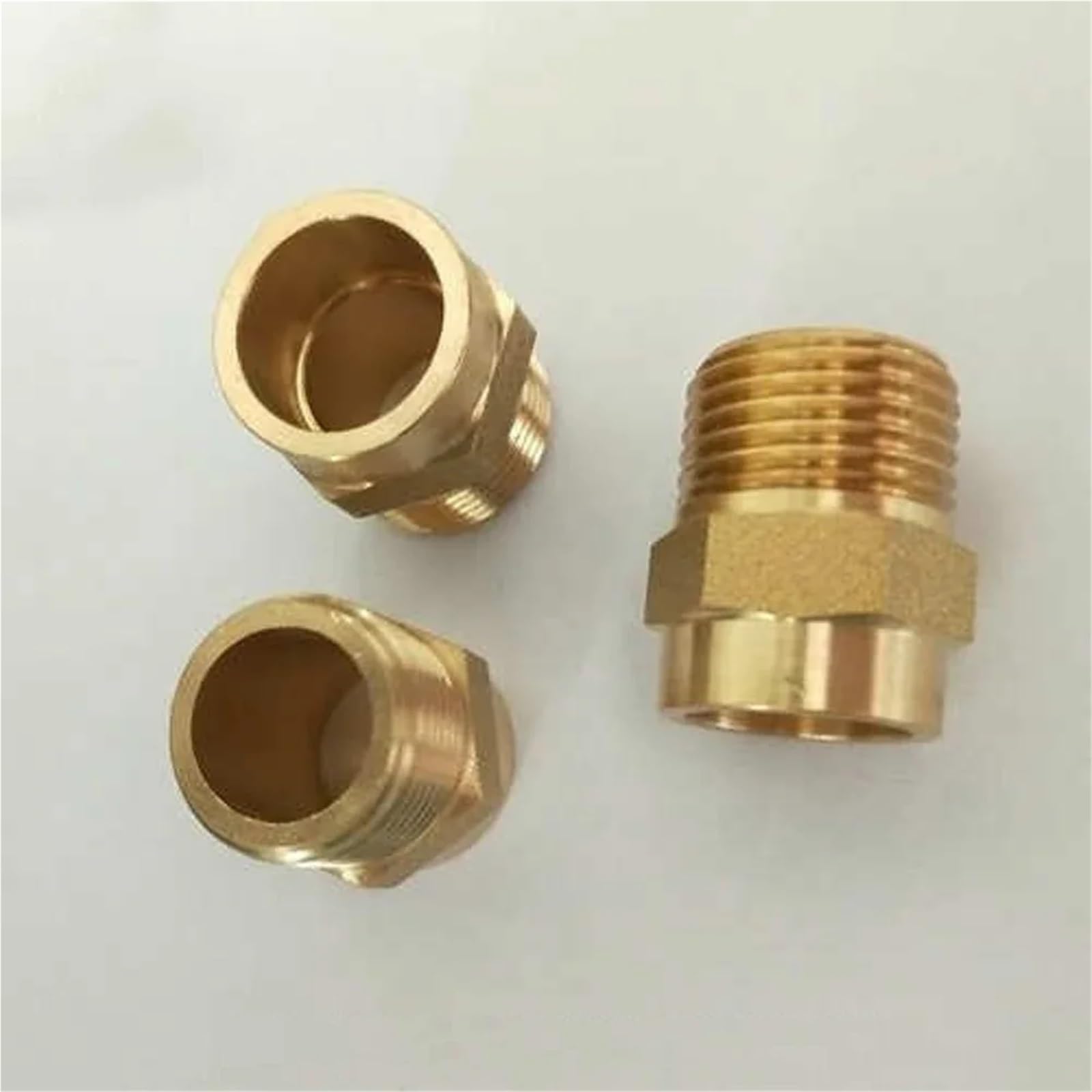 3/8" 1/2" 3/4" 1" -4" bspt Male To Solder Cup Connector Brass End Feed Solder Plumbing Fitting For Air Conditioner(67mm To 2-1I2 Inch) Brass Hose