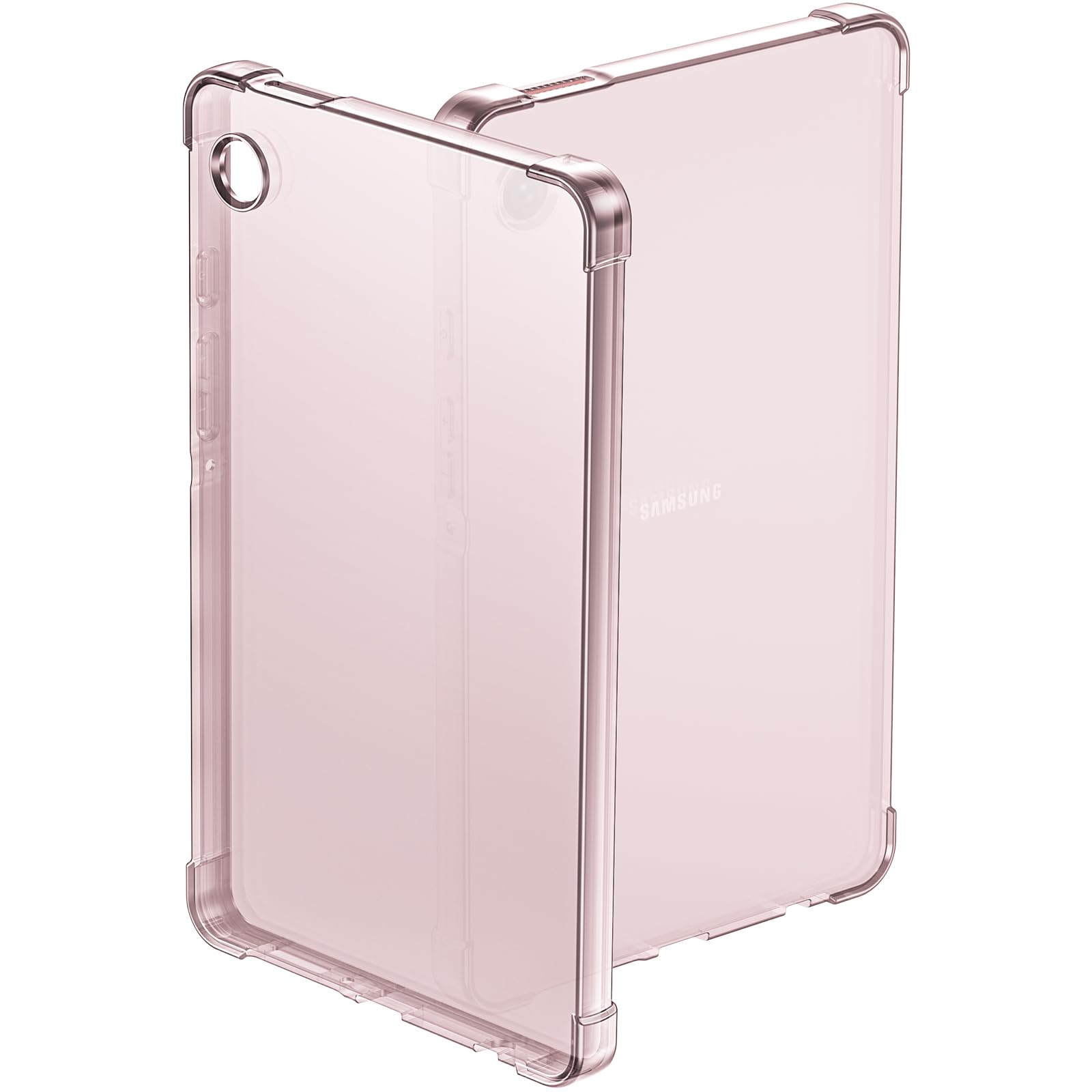 ProCase Clear Case for Galaxy Tab A9 8.7 Inch 2023, Slim Light Transparent Cover for Tab A9 8.7" SM-X110/X115/X117 -Tinted Pink