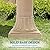 Dephet Italian Solar Water Fountains Outdoor Garden Decor - 48.4''H Fountains and Waterfalls Outside, Large Cascading Indoor Floor-Standing Resin Bubbler Fountain Features W/Pump for Patio, Backyard