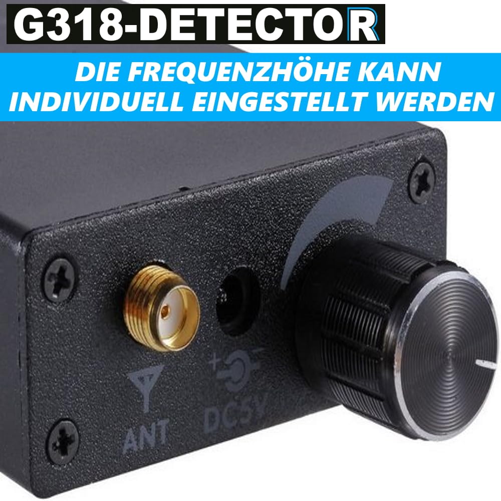 G318-DETECOR Super-Detektor G318 Tracker GPS Detector de chinches GPS (detector de chinches radio teléfono móvil Smartphone WiFi cámara vigilancia)