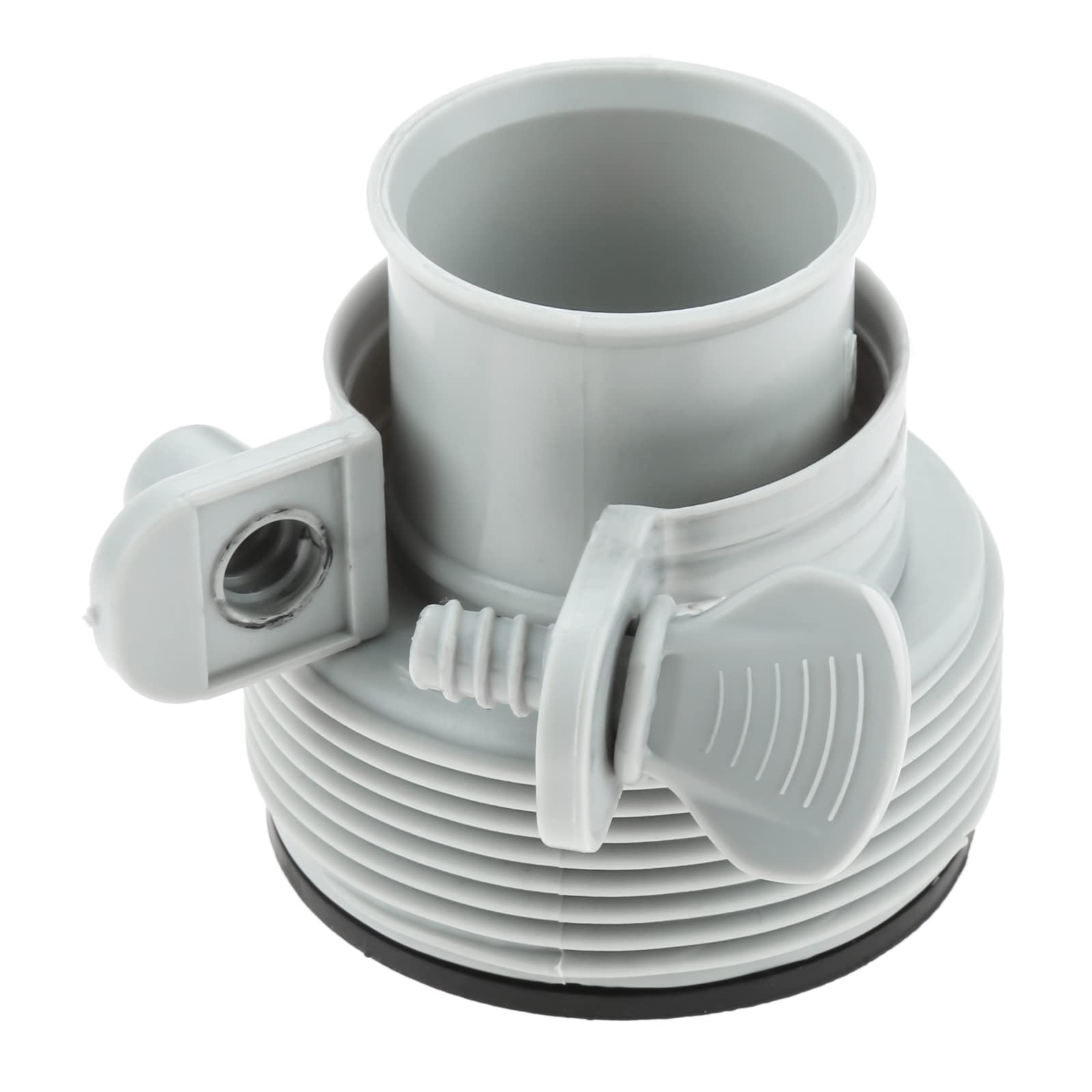 4pz Kit Adattatore Tubo per Piscina, Accessori per Intex Piscina Pool per Filettatura Esterna da 2 3/8 Pollici Tubo Flessibile da 1 1/4 o 1 1/2 Pollici Parti di Ricambio per Intex