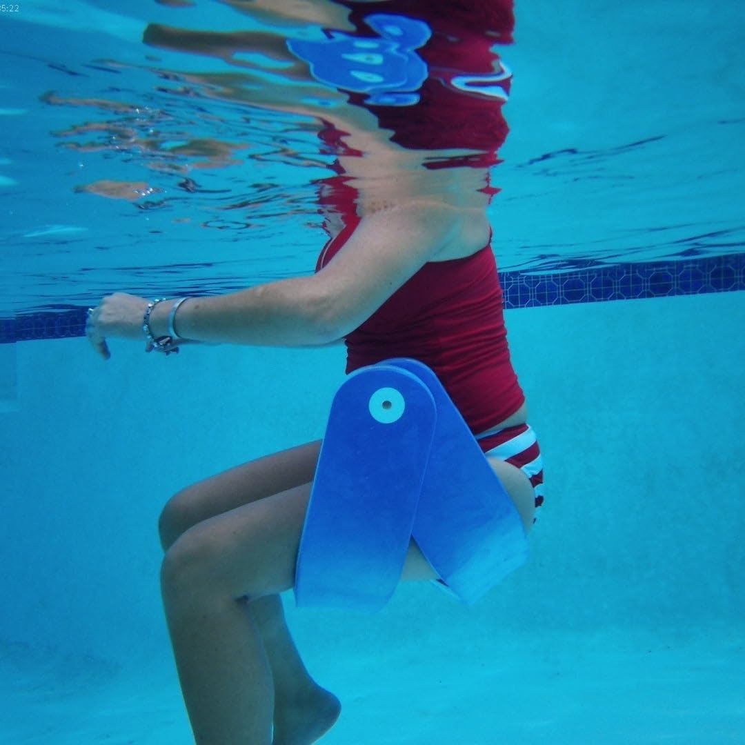 Civilizek Wasserliege, Grand Floats Float-N-Fold Wasserstuhl, Schwimmstühle for Pools for Erwachsene, 3-in-1-Schaumstoff-Sattelschwimmer, Faltbarer Schwimmliegestuhl