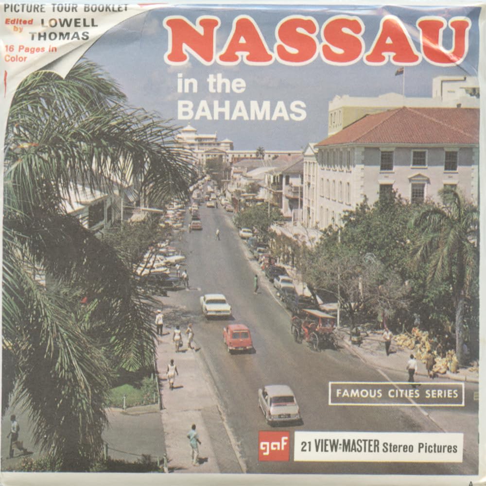 3Dstereo 21 Images from Nassau in The Bahamas - Famous Cities Series - Needs View-Finder or View-Master viewer