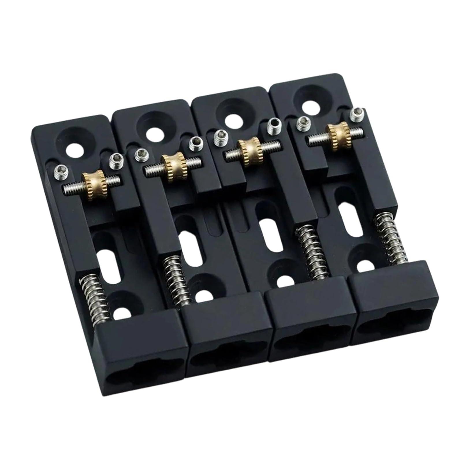 Standard Mostek Gitarowy Indywidualny Mostek Rolkowy Do Akcesoriów Instrumentów Muzycznych Basu Elektrycznego 4/5 Strun(4BK)