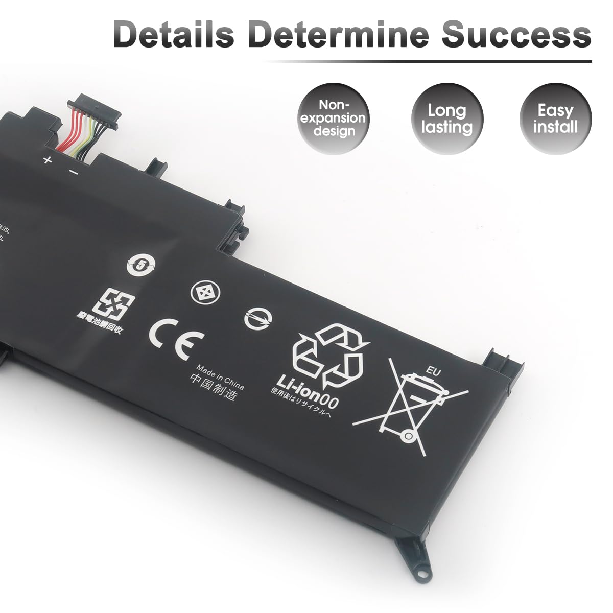 00HW027 00HW026 Batería para Lenovo ThinkPad Yoga 260 370 X380 Series 01AV434 01AV433 SB10K97591 01AV432 SB10K97589 SB10K97590 SB10F46466 4 SB10F46465 4ICP5/53/88